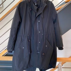 Madewell Navy Rain Parka